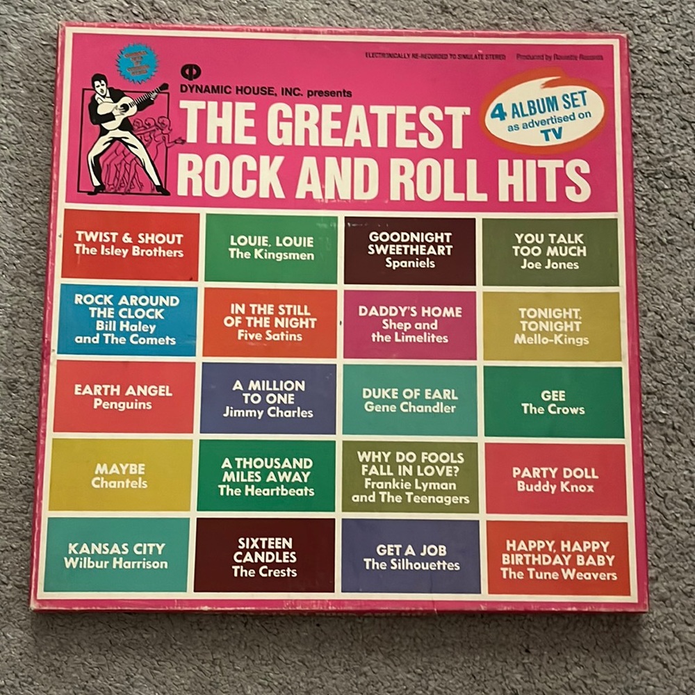 set of music records/ vinyls